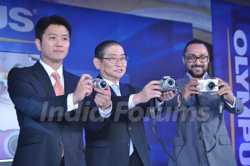 Rahul Bose brand ambassado launch 'Olympus Trinity Series Camera' at ITC hotel Parel