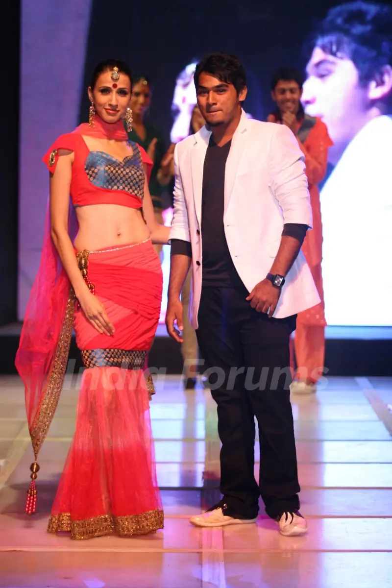Models walk the ramp for INIFD Annual Fashion show at ST Andrews