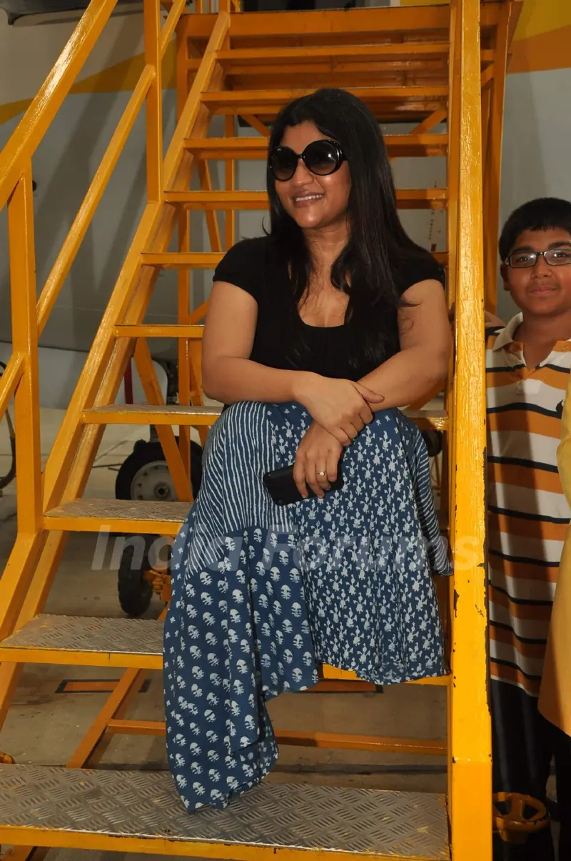 Konkona Sen at Jetspark educational excursion
