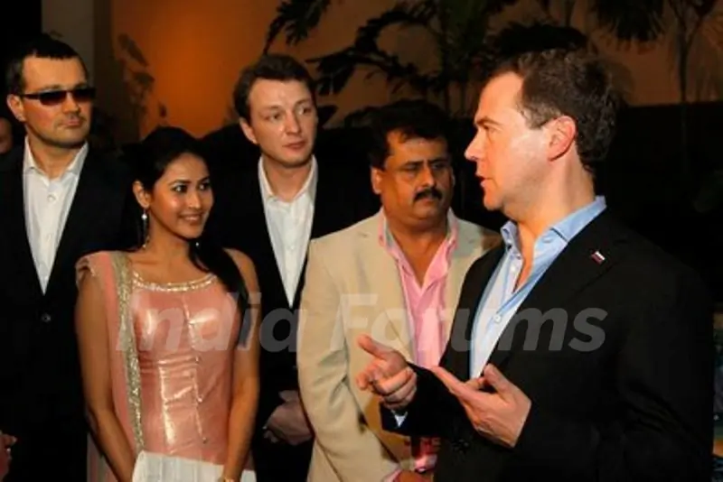 Panchi Bora with Russian President