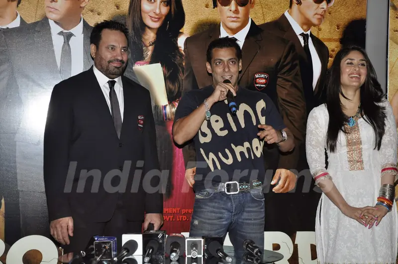 Salman Khan and Kareena at the first look of movie Bodyguard