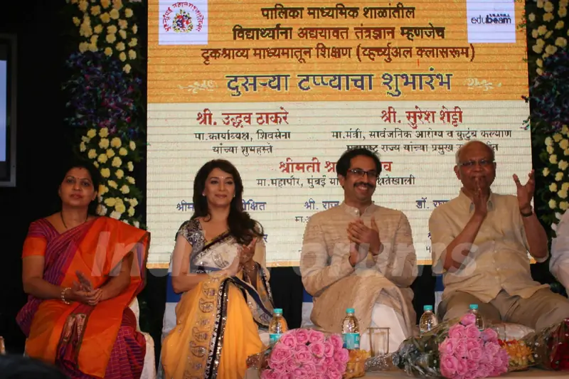 Madhuri Dixit at launch of Valuable Group Virtual BMC School initiative