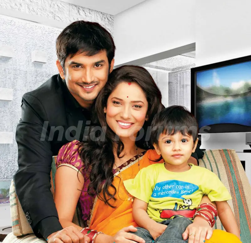 Sushant and Ankita as Manav and Archana in Pavitra Rishta