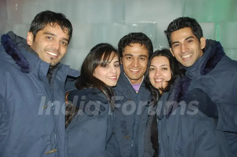 Gaurav Khanna with his friends