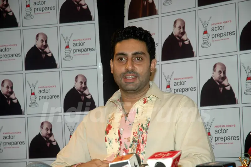 Abhishek teaches at Anupam Kher's Action Prepares at Santacruz. .