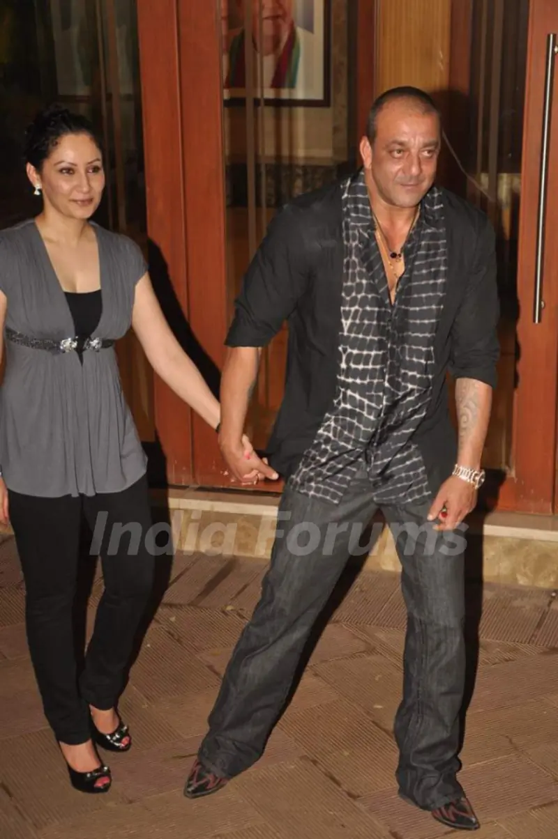 Sanjay Dutt with Maanayata Dutt