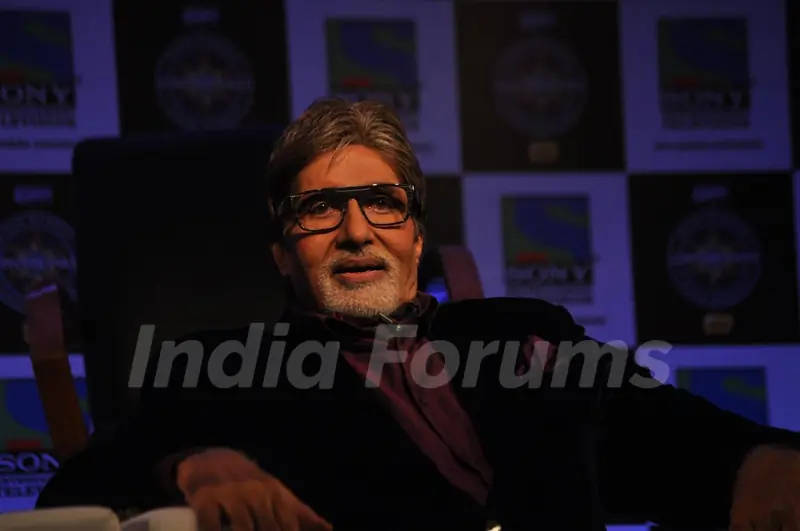 Amitabh Bachchan graces the Kaun Banega Crorepati launch at JW Mariott
