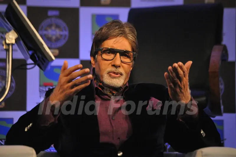 Amitabh Bachchan graces the Kaun Banega Crorepati launch at JW Mariott