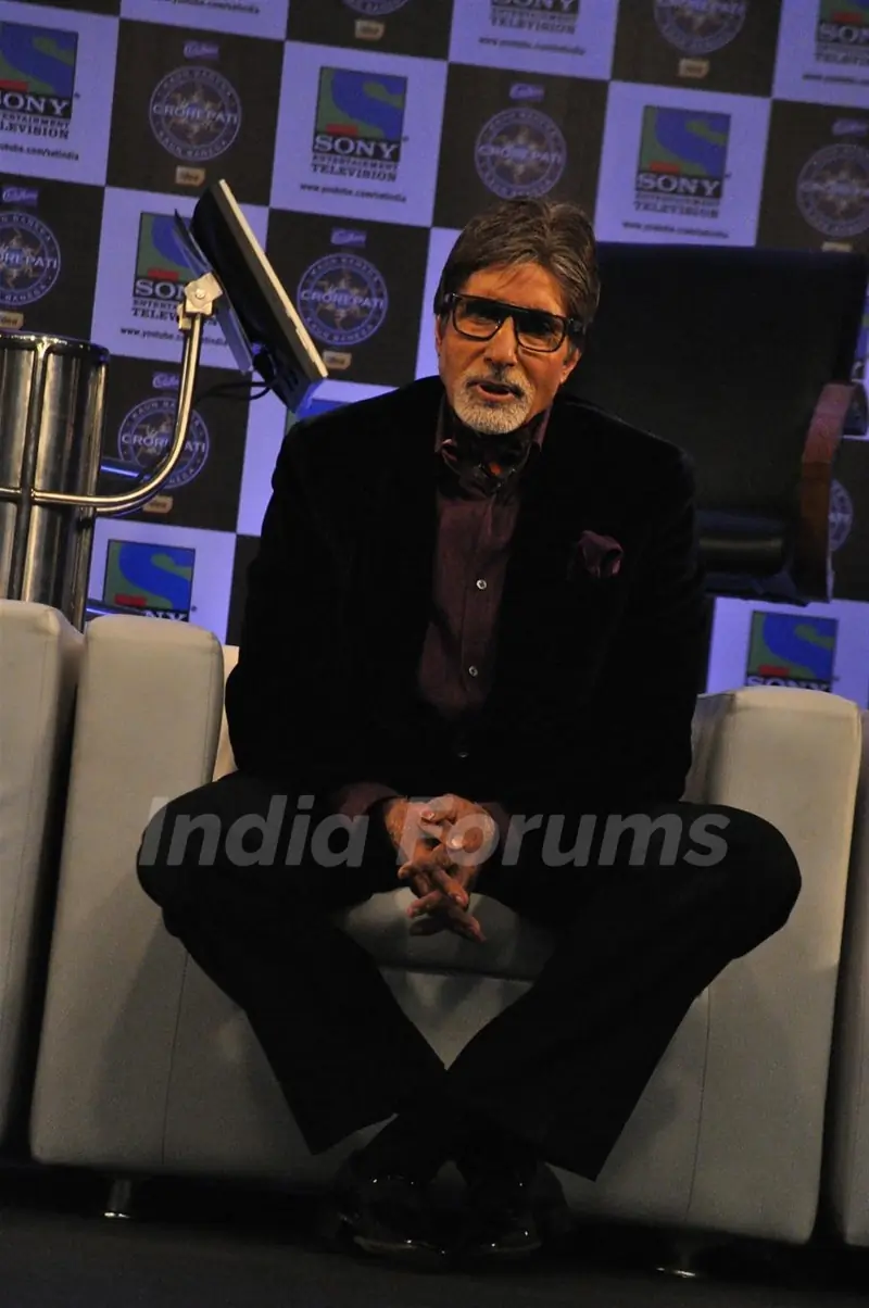 Amitabh Bachchan graces the Kaun Banega Crorepati launch at JW Mariott
