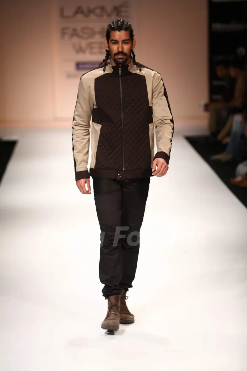 Model walk on the ramp for designer Amalraj Sengupta and Sanjay Hingu at Lakme Fashion Week 2011 Day 2, in Mumbai