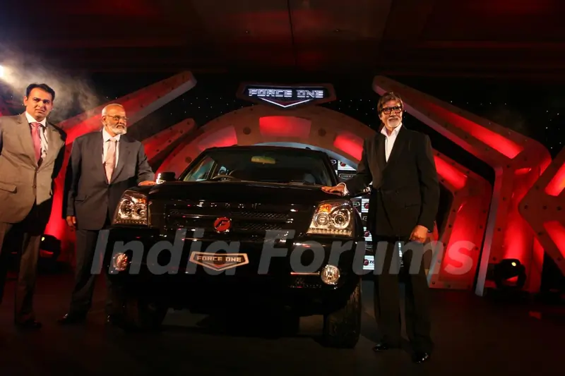 Amitabh Bachchan at the Force One SUV's car launch bash