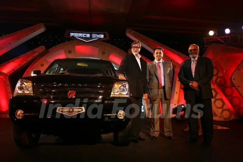 Amitabh Bachchan at the Force One SUV's car launch bash