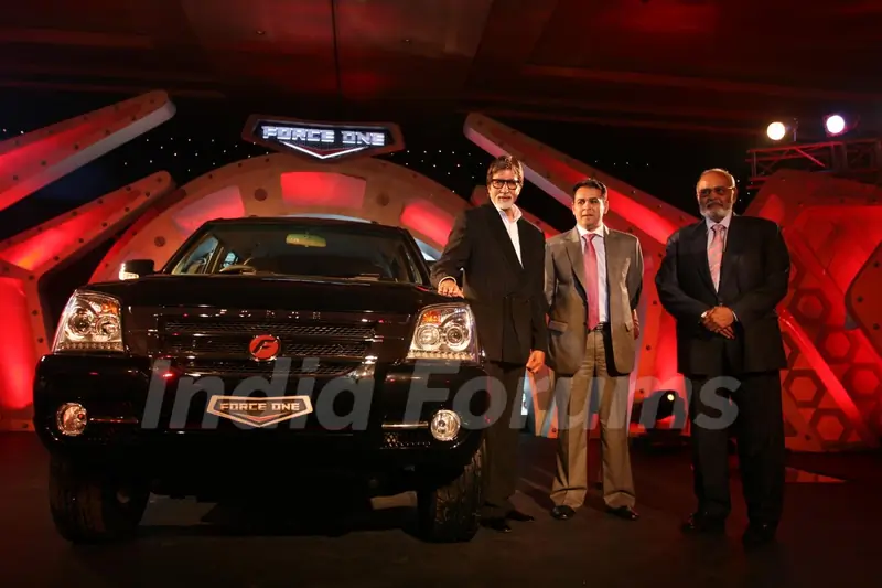 Amitabh Bachchan at the Force One SUV's car launch bash