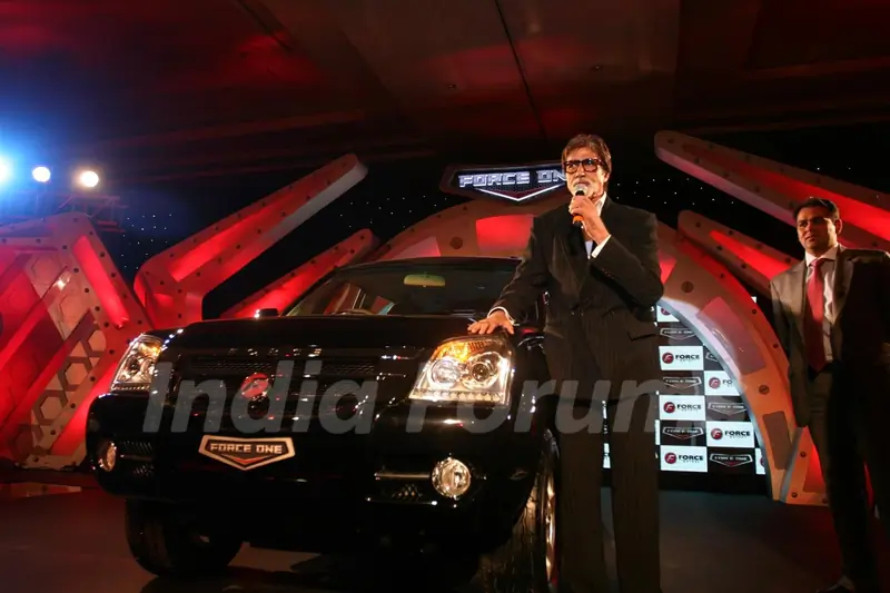 Amitabh Bachchan at the Force One SUV's car launch bash