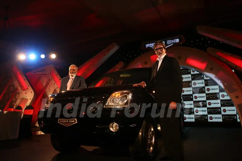 Amitabh Bachchan at the Force One SUV's car launch bash