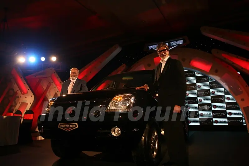 Amitabh Bachchan at the Force One SUV's car launch bash