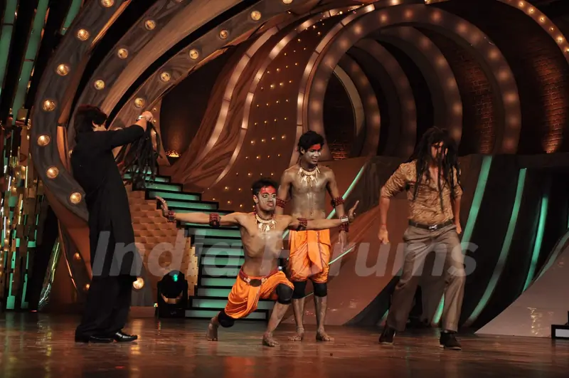 Shahid Kapoor on the sets of Just Dance in Filmcity, Mumbai