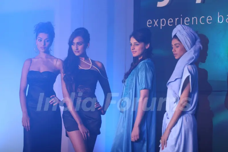 Model walks the ramp in 'Jaquar' bathing fashion show