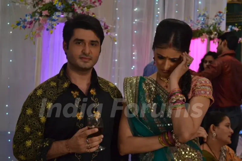 Still from the show Dharampatni