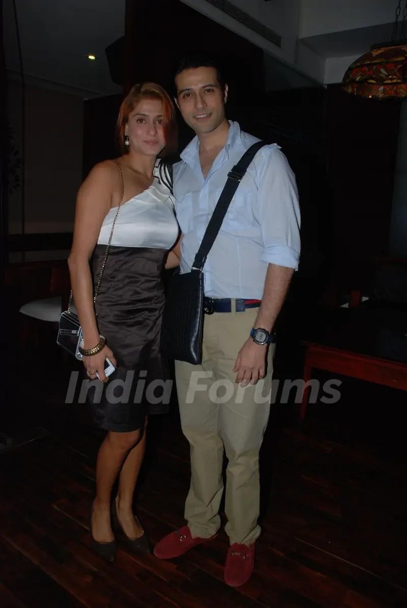 Shilpa with Apurva Agnihotri at 'Maryaada Lekin Kab Tak' tvshow completion party of 200 episodes