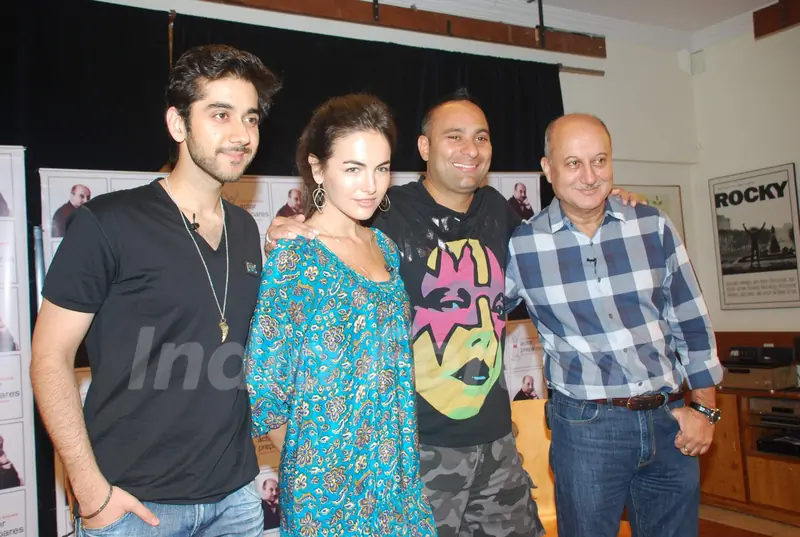 Speedy Singh promotions at Anupam Kher's actor prepares studio at Santacruz