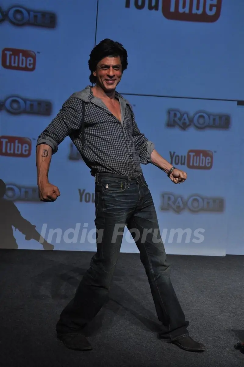 Shah Rukh Khan launched custom built movie channel on YouTube for his upcoming film 'Ra.One'