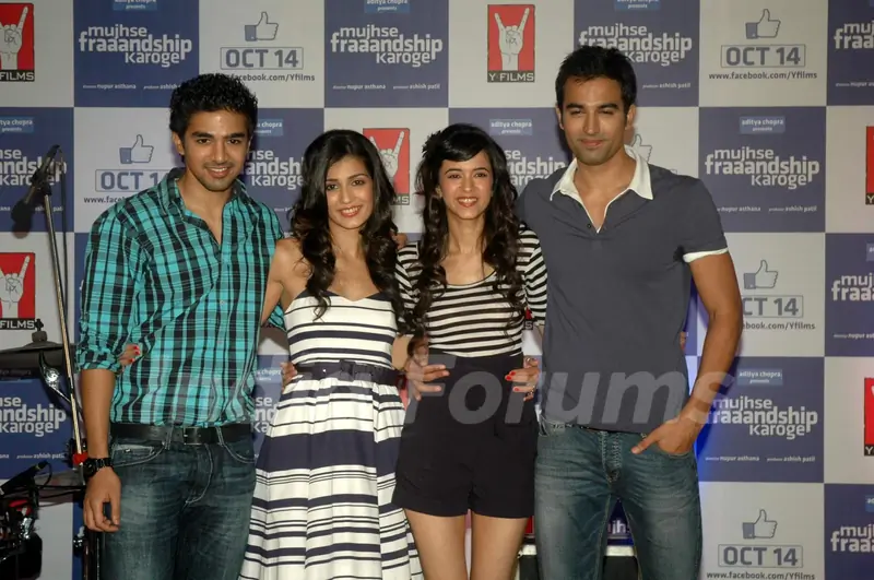 Cast at Mujhse Fraaandship Karoge music showcase at Yashraj Studios