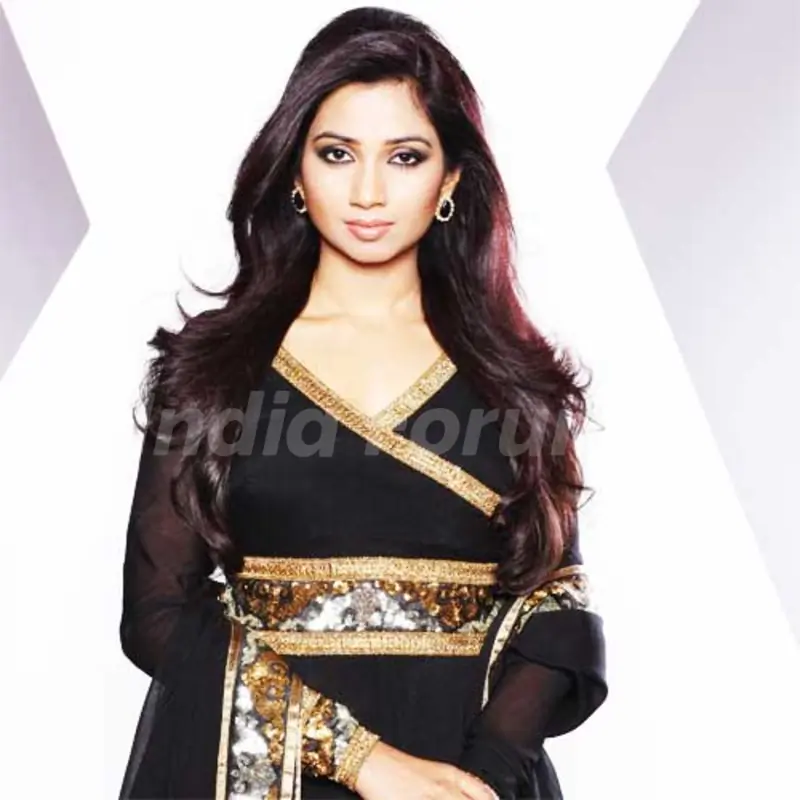 Shreya Ghoshal as a judge in show X Factor India