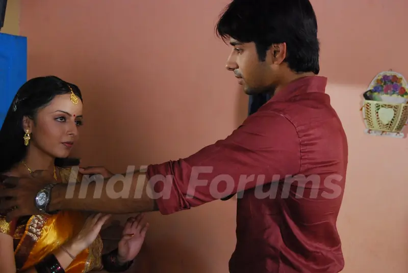 Still image of Aastha and Atharva