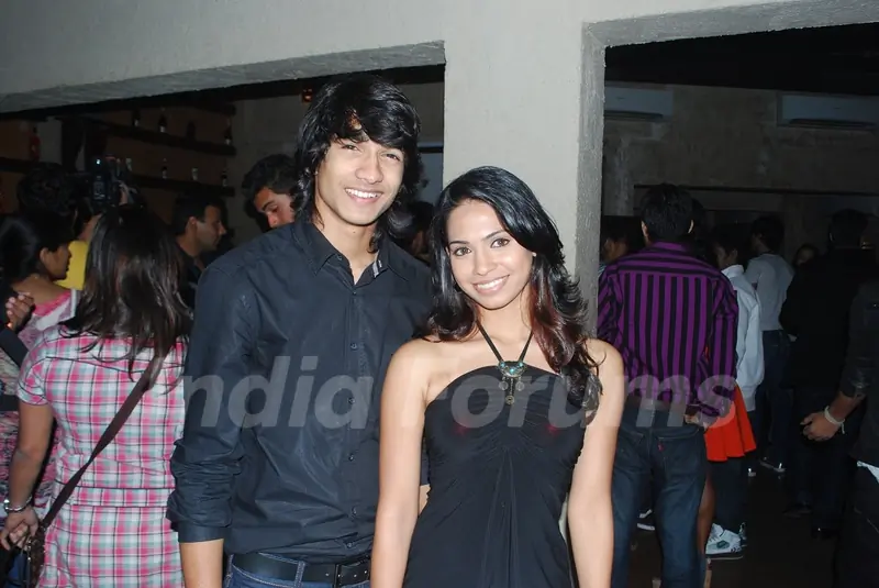 Sneha Kapoor and Shantanu Maheshwari of Dil Dostii Dance at the 100 ep completion party of their sho