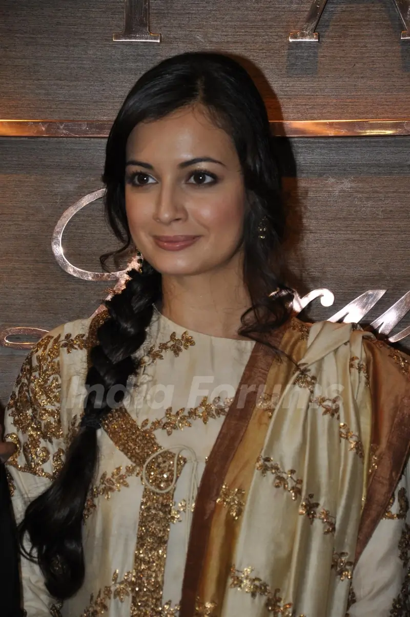 Dia Mirza during the unveiling of Gitanjali Group Alder & Roth's new collection in Mumbai