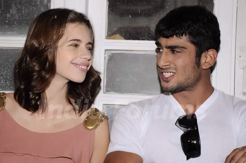 Prateik Babbar and Kalki Koechlin promote My Friend Pinto in Mehboob Studio