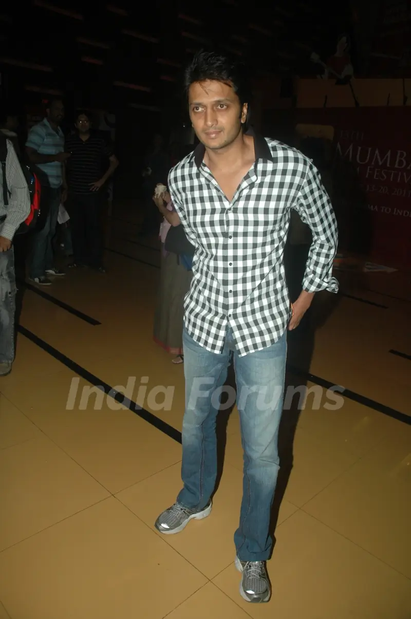 Ritesh Deshmukh at on Day 2 and 3 of Mami Festival