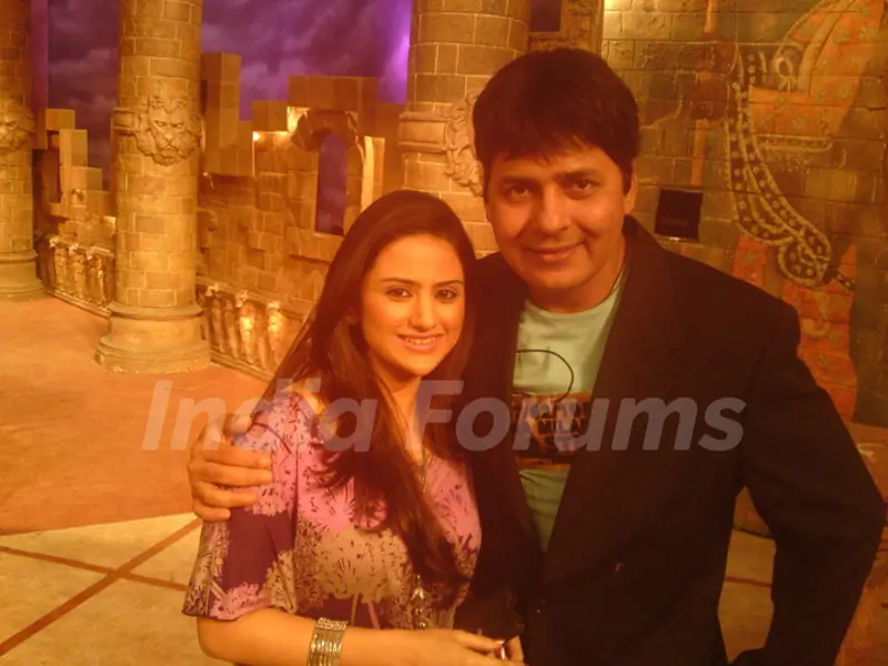 Parvati Sehgal with Sudesh on Comedy Circus