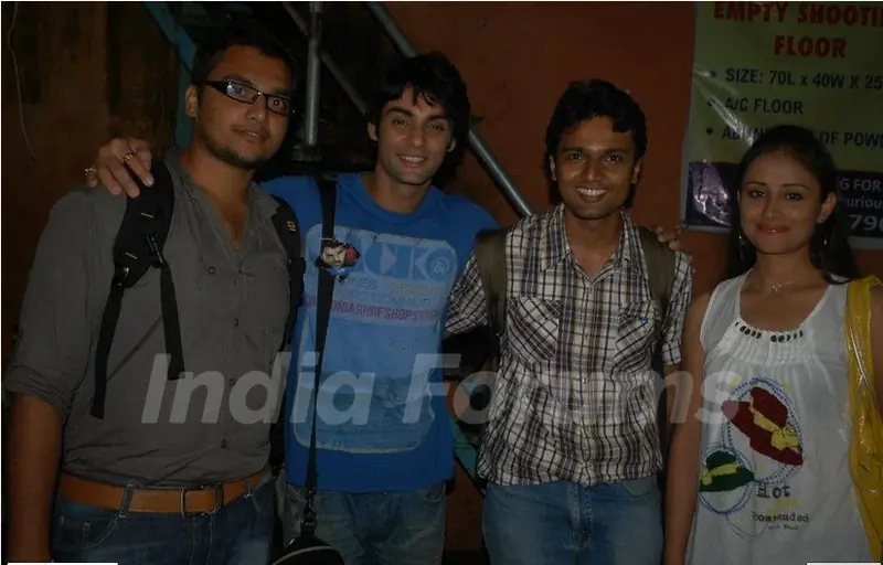 Anupriya Kapoor and Karan Wahi on the sets of Ritz Jeele Ye Pal