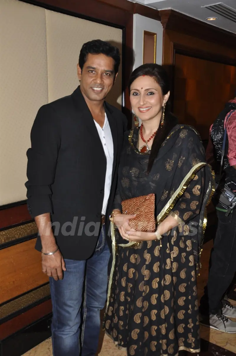 Anup Soni and Juhi Babbar at the launch of Deepti Naval's book in Taj Land's End, Mumbai