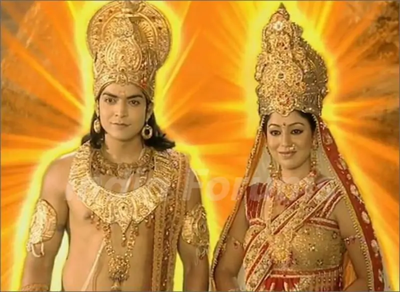 Gurmeet & Debina at Ramayan