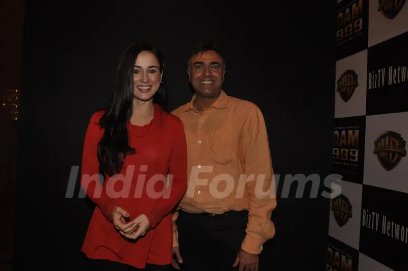 Rajit Kapoor and Linda Arsenio at press meet of 3D movie 'Dam 999' in Mumbai