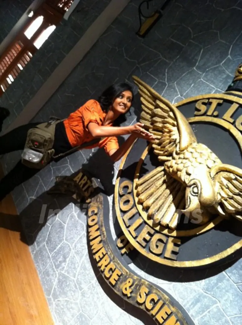 Shakti Mohan on sets of Dil Dostii Dance
