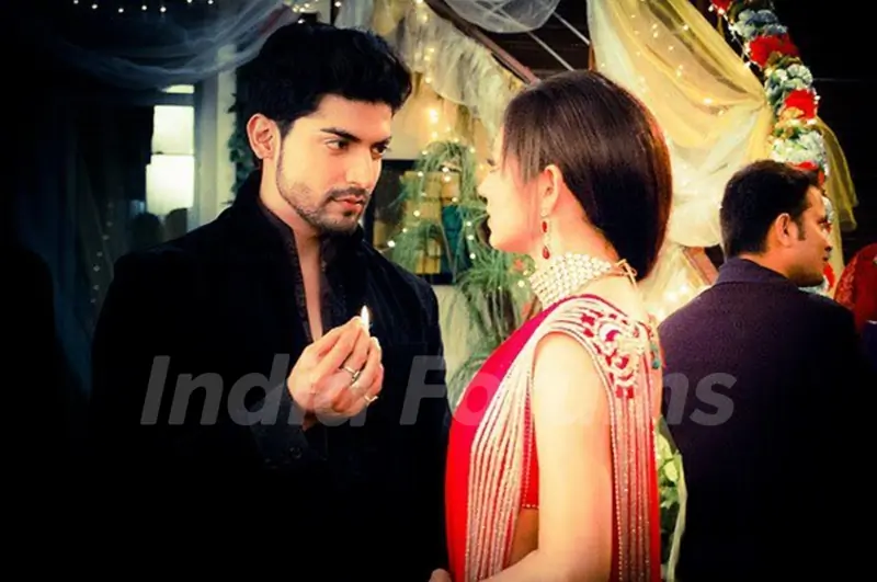 Gurmeet n Drashti in a still from the show GHSP