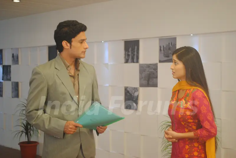 Still scene from tv show Navya