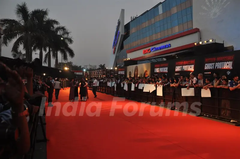 Special screening of Mission Impossible - Ghost Protocol at Imax