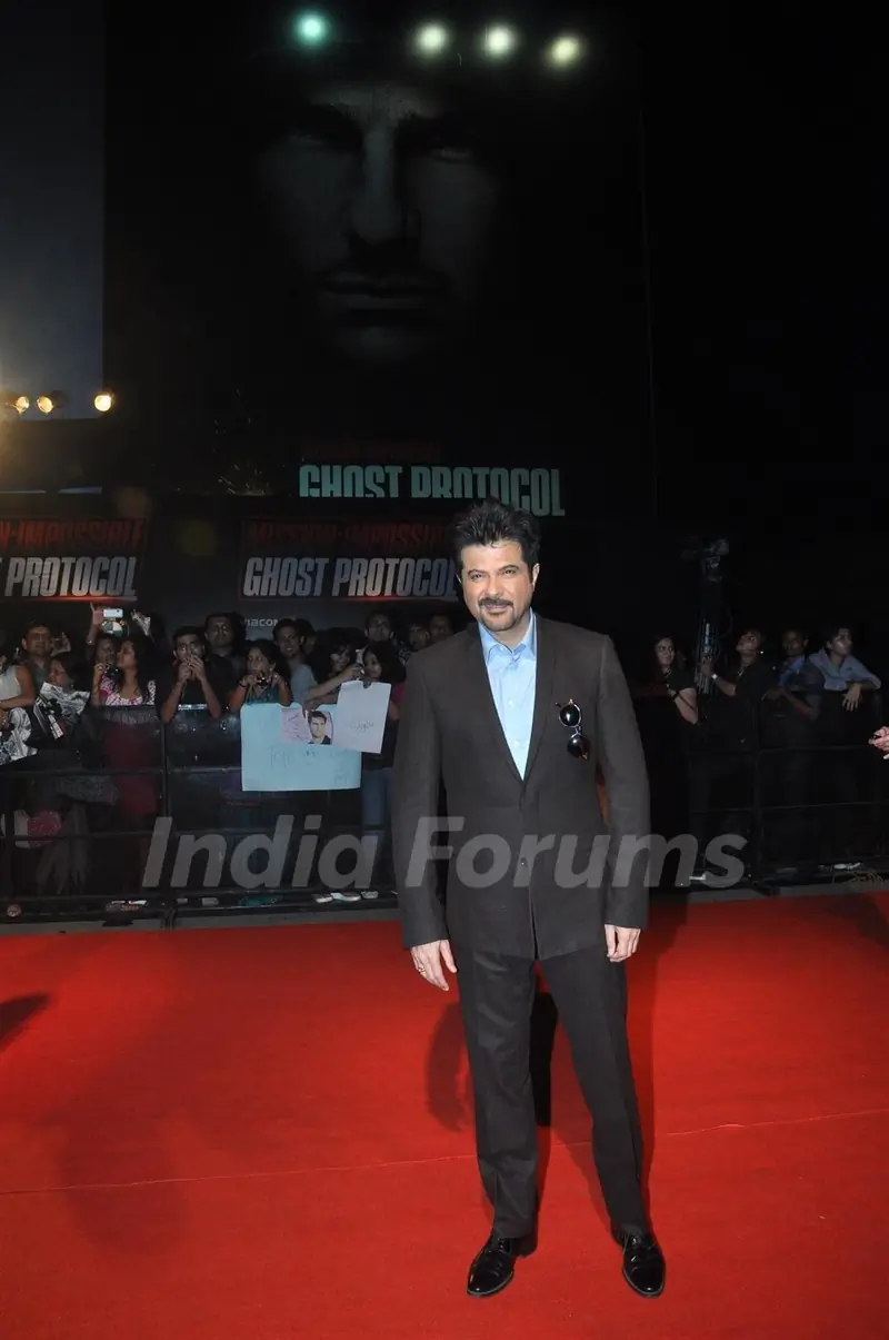 Anil Kapoor grace the special screening of Mission Impossible - Ghost Protocol at Imax