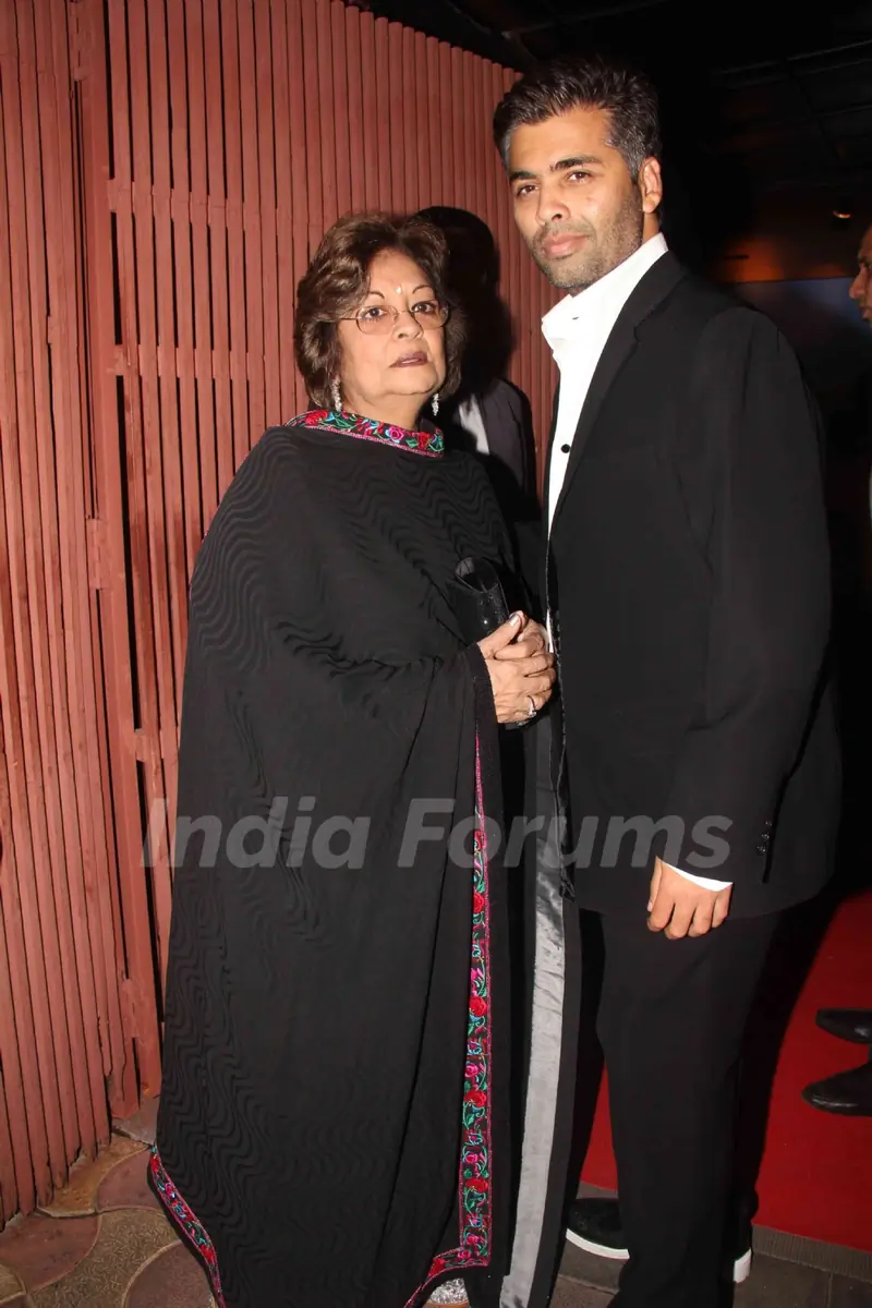 Karan Johar at The Dirty Picture success party