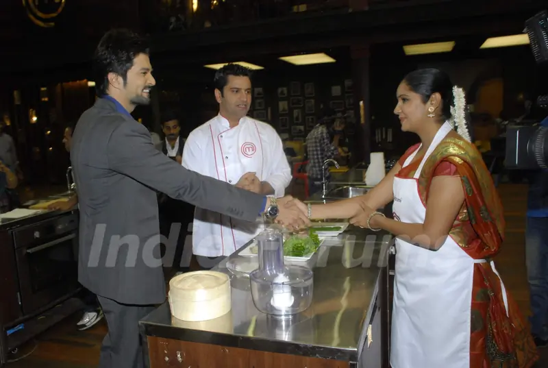 RaQesh Vashisth on the sets of Master Chef India 2 at RK Studios