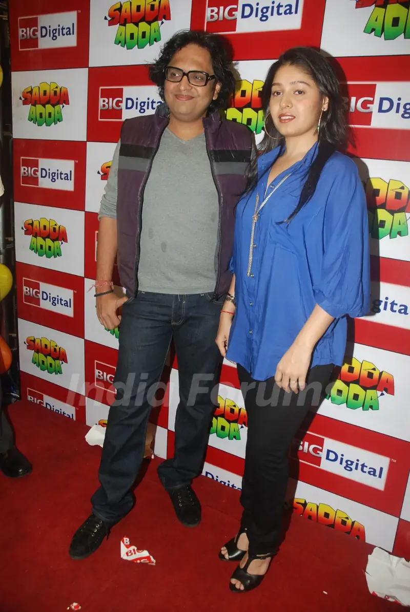Sunidhi Chauhan during the music launch of "Sadda Adda", at 92.7 BIG FM