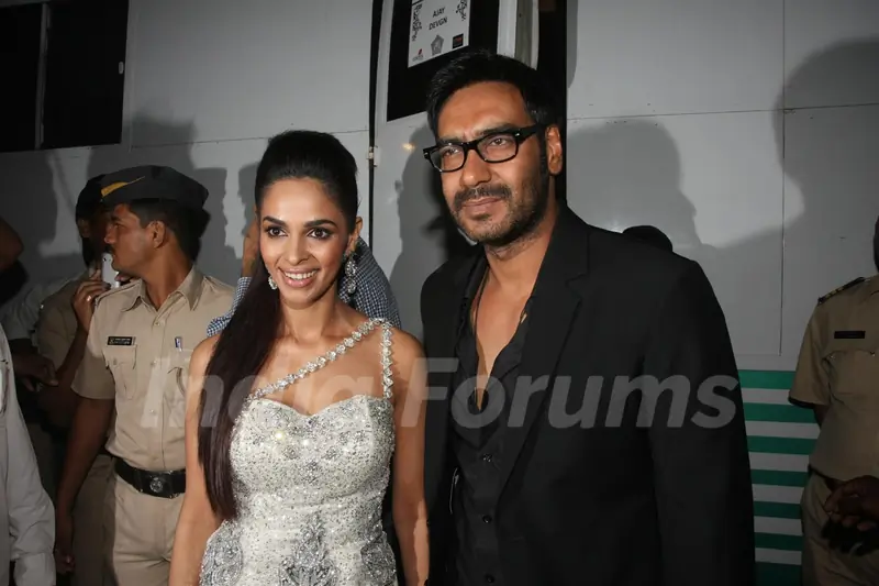 Ajay Devgn and Mallika Sherawat at Police event Umang-2012