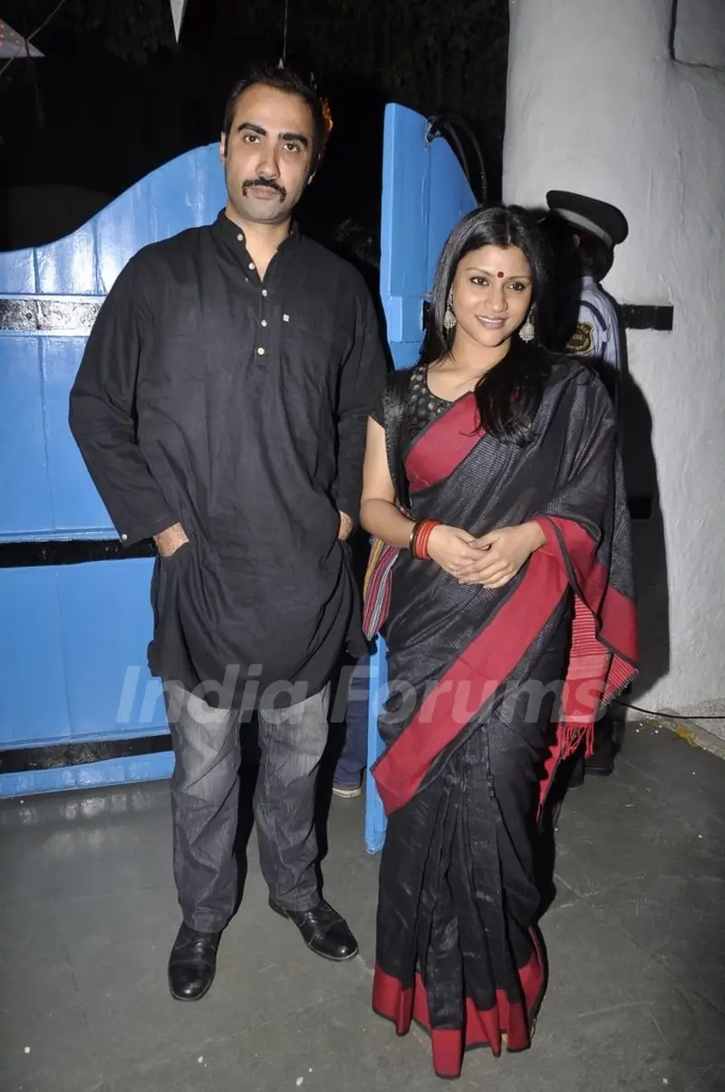 Ranvir Shorey with Konkona Sen grace Dabboo Ratnani Calendar launch