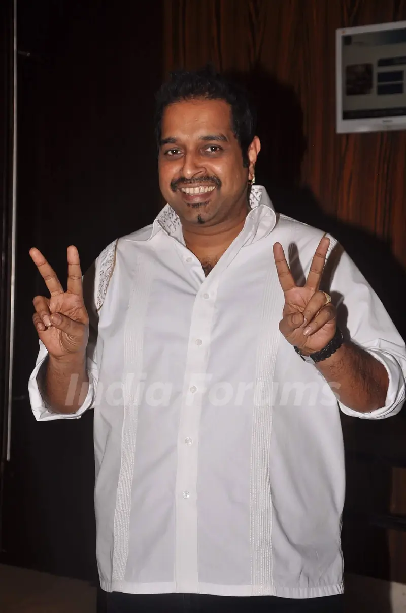 Shankar Mahadevan during the release of Kailash Kher's new album &quot;Kailasha Rangeele&quot; in Mumbai