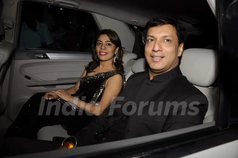Madhur Bhandarkar at Parmeshwar Godrej's party for Hollywood talk show host Oprah Winfrey in Mumbai